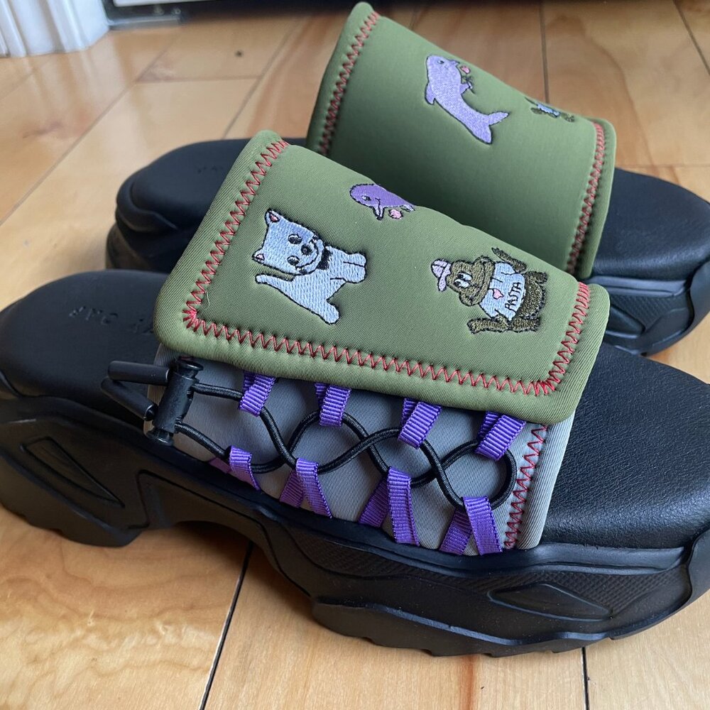Lazy Oaf Day Off Chunky Sneaker Sliders - EU 39 - Picture 4 of 8